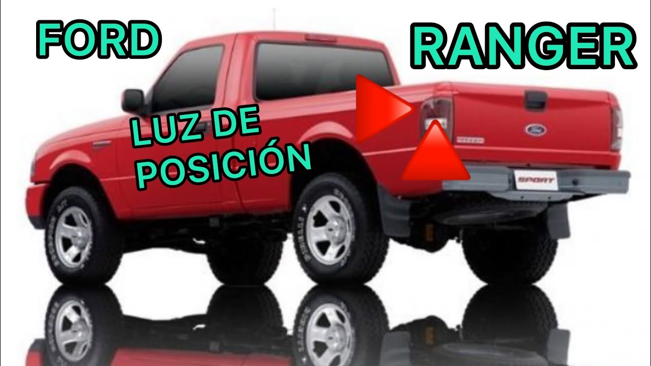 Como reemplazar lampara luz de posición trasera Ford Ranger hasta el 2009
