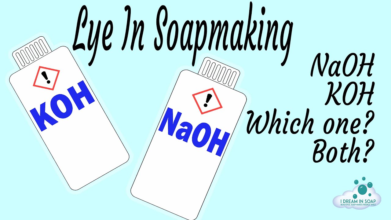 Lye and Cold Process Soap Making, different types of lye and when to use them.