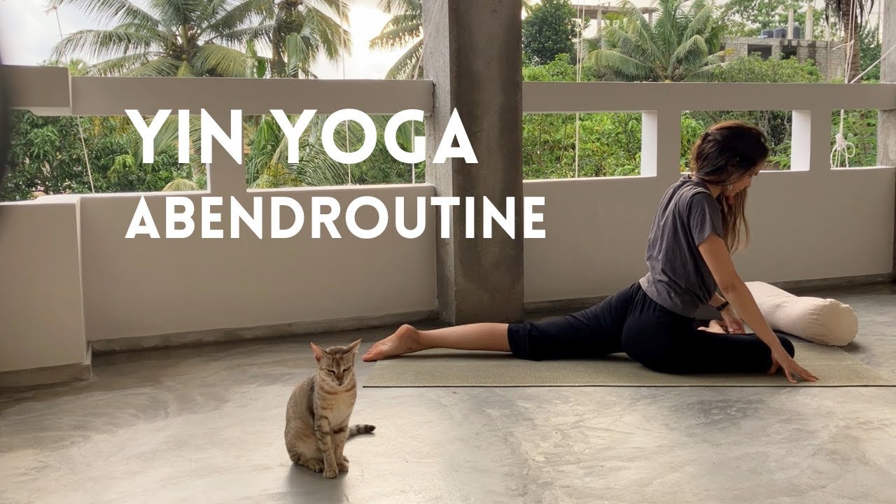 Yin Yoga Abendroutine | 15 Minuten dehnen, entspannen und loslassen