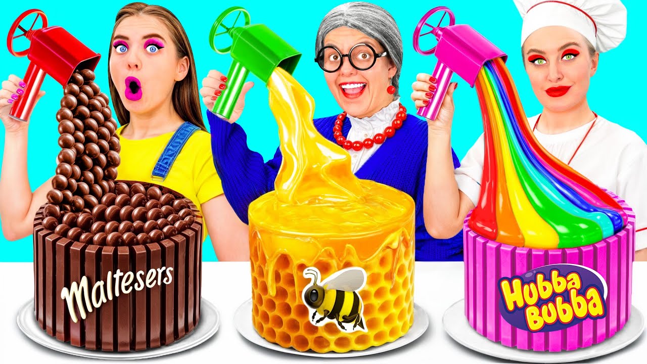 Me vs Grandma Cooking Challenge | Delicious Recipes by BaRaFun Challenge