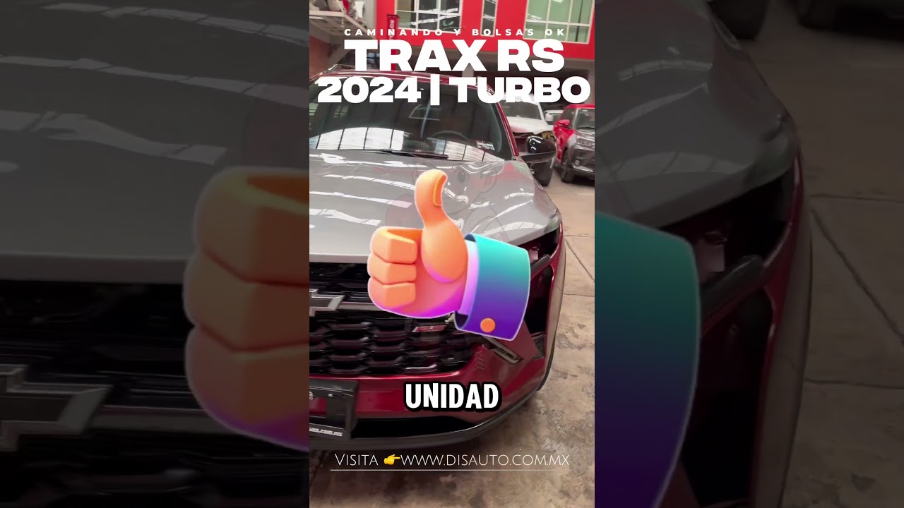 🇺🇸 2024 CHEVROLET TRAX RS TURBO $264,900.00 | ✅ Caminando y Bolsas Ok | 👉 