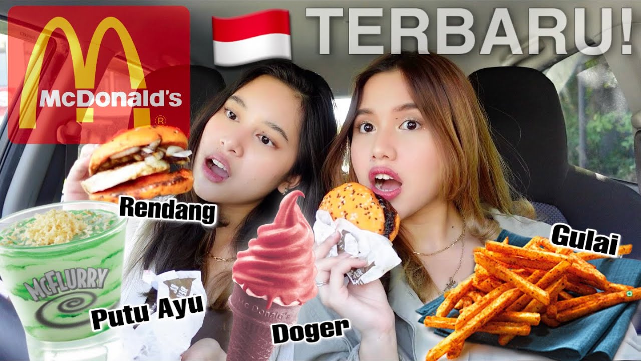 MCD INDONESIA DRIVE THRU!! DARI RENDANG SAMPAI PUTU AYU! Ft @Aurelliaurel