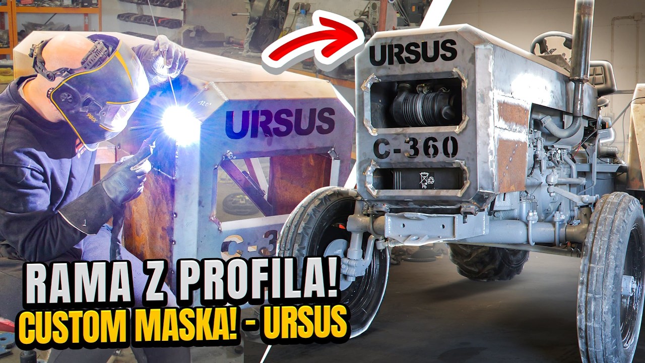 9# Ursus C360: Budowa Ramy, Customowa Maska i Grill - efekt Cię zaskoczy!