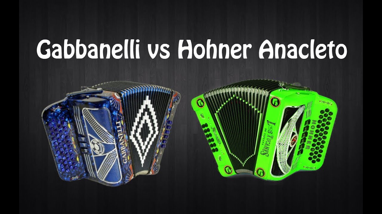 Gabbanelli 2tonos vs Hohner Anacleto 2tonos. Review. Acordeones. Accordion.