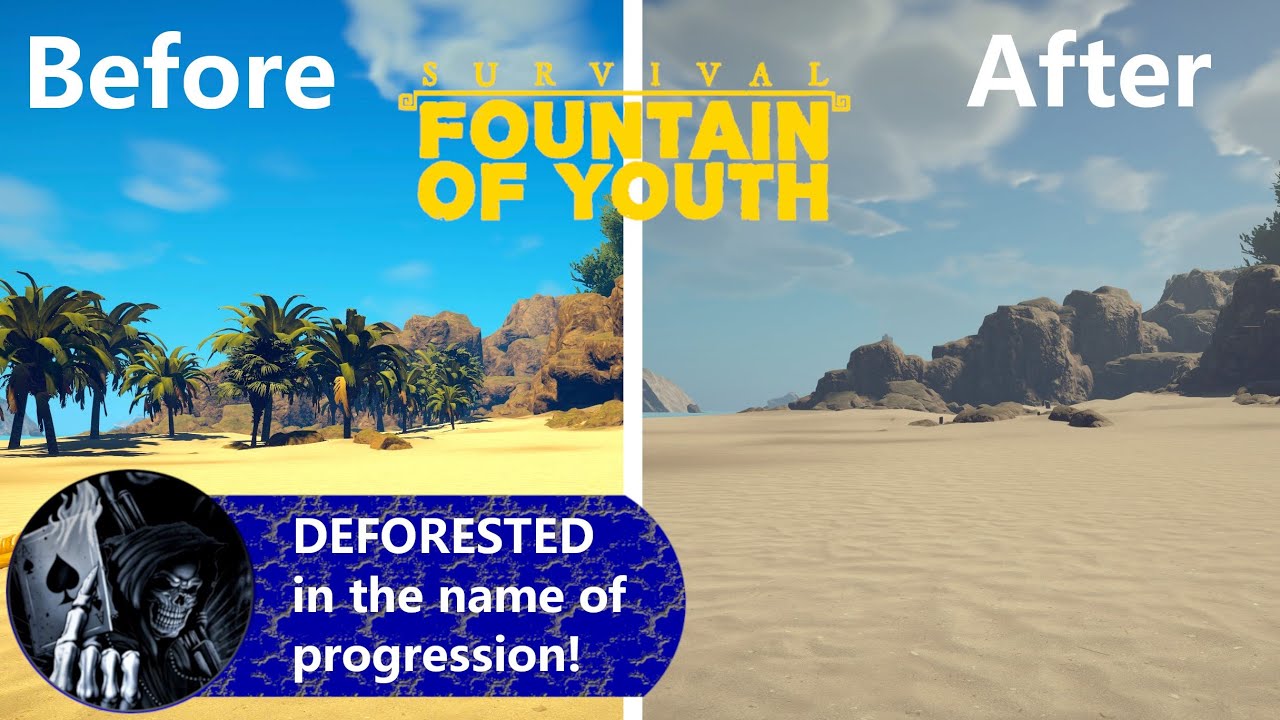 Building! This time for real! | Survival Fountain of Youth S1 E4