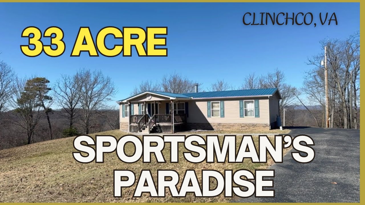Sportsman’s Paradise in Clinchco, VA | Hunting Land & Mountain Home Tour