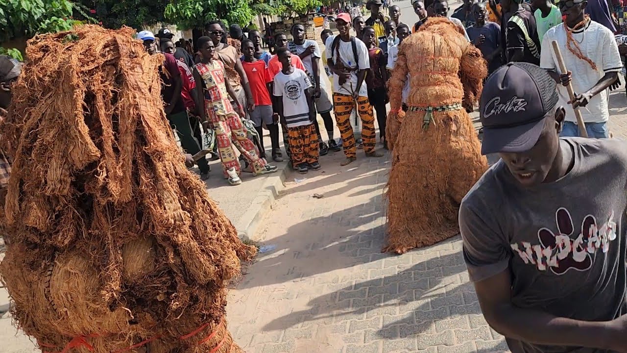 Indien grand yoof kankurang Puissant feroce in casamance 
