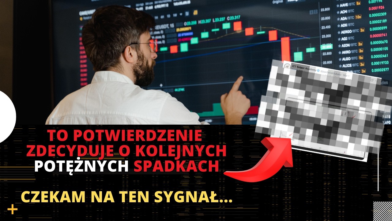 Kolejna Fala Spadk&oacute;w na Bitcoinie ? Czekam Na Ten Sygnał... Co Dalej?