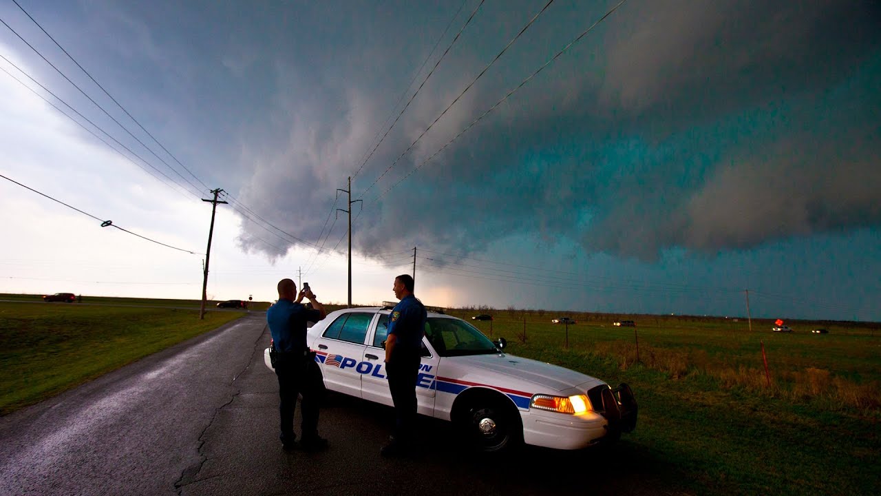 Storm Chase - Lawton & Frederick Tornado Warned Storms, Oklahoma - 17th April 2013