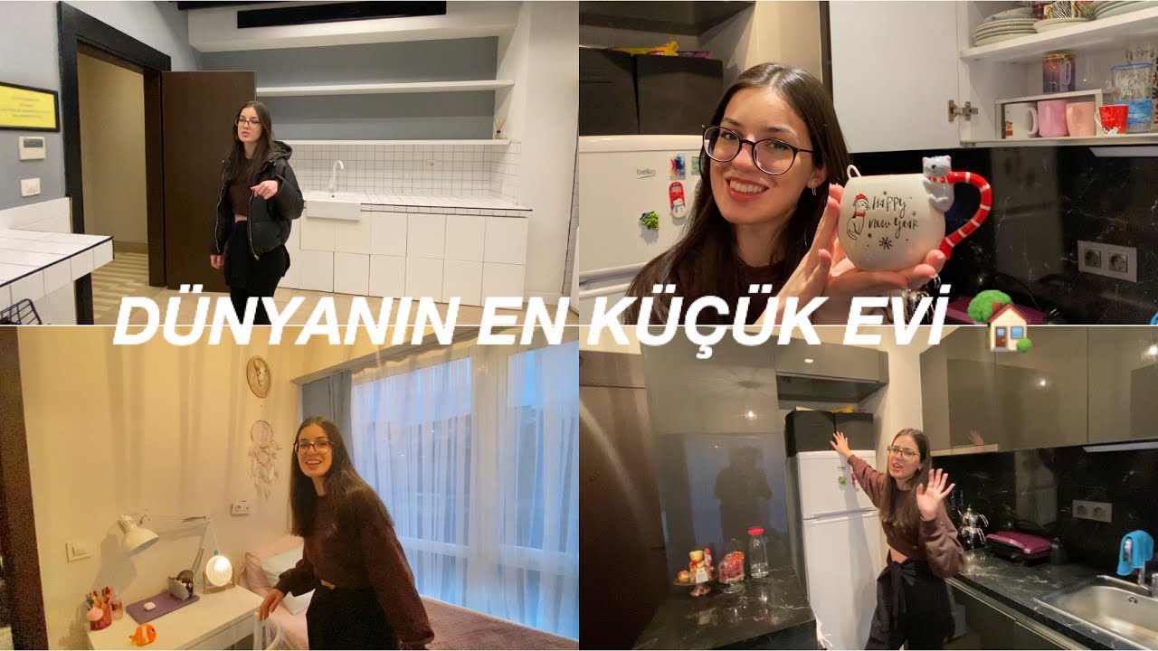 Tek Başına 1+1 Evde Yaşamak 🛋 Öğrenci Evi Turu 🏡 Foldhome 🍿