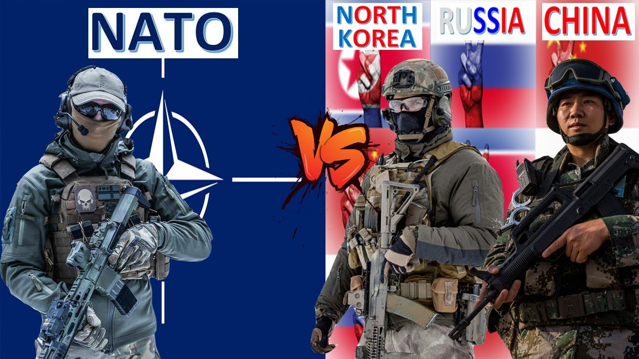 NATO vs China, Russia & North Korea Military Power Comparison 2021