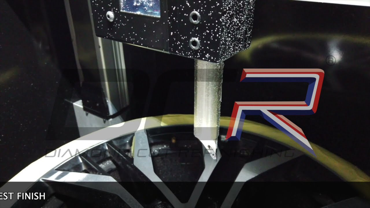 DCR Pro Alloy Wheel Lathe SMART repair process -Step by step process of Diamond Cutting Alloy Wheels