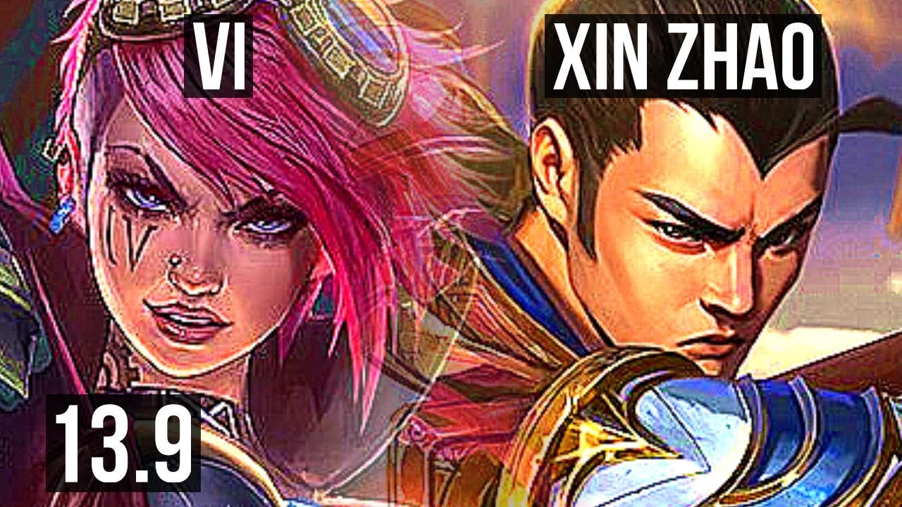 VI vs XIN ZHAO (JNG) | 7/0/7, 1.2M mastery, 500+ games, Godlike | KR Master | 13.9