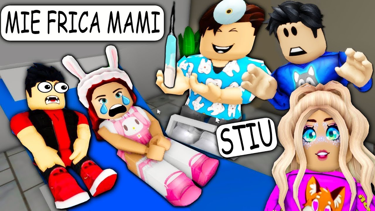 Povesti COPIII MEI SE PREFAC BOLNAVI, MINCINOSI (Roblox Brookhaven)