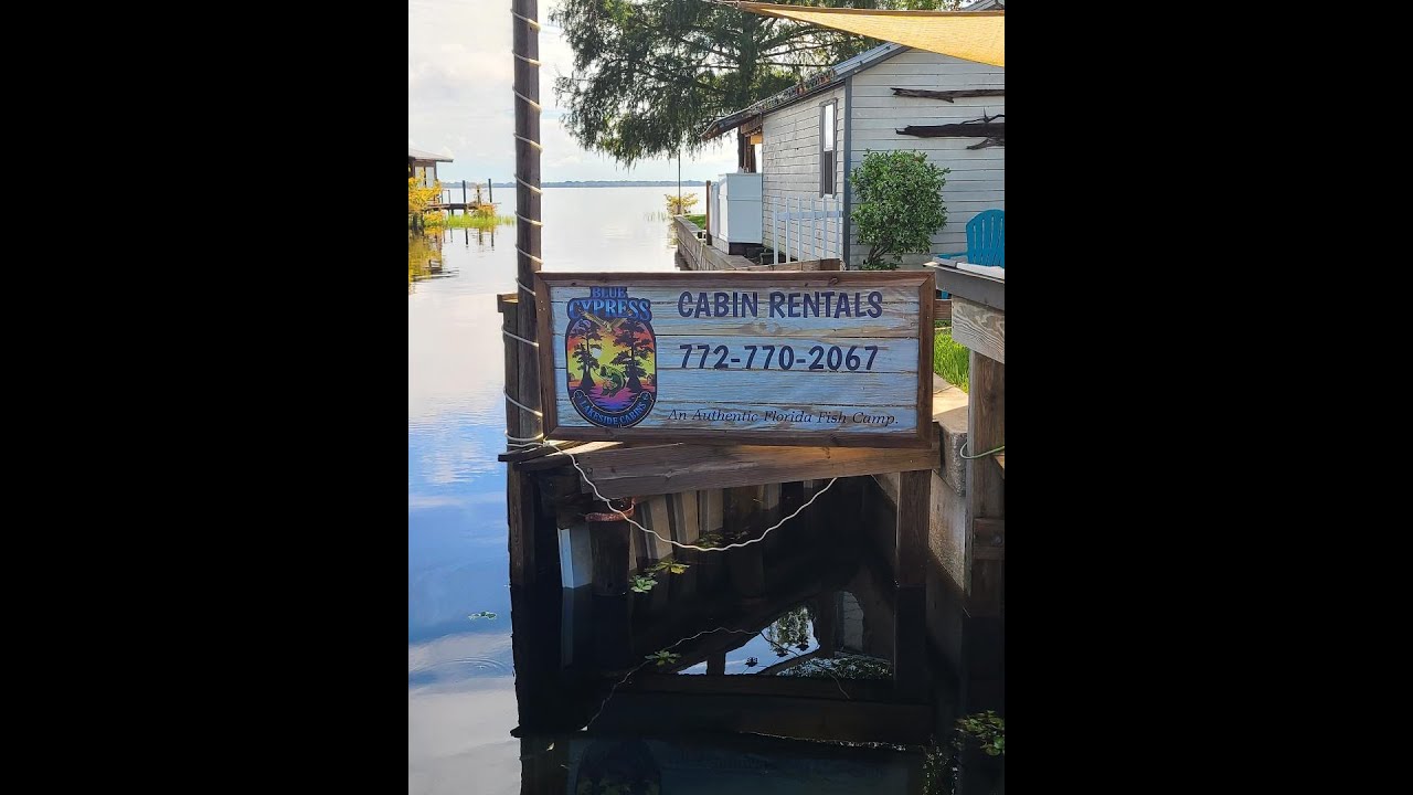 CATCHING BLUGILL AND CATFISH @ BLUE CYPRESS LAKESIDE CABIN RENTALS