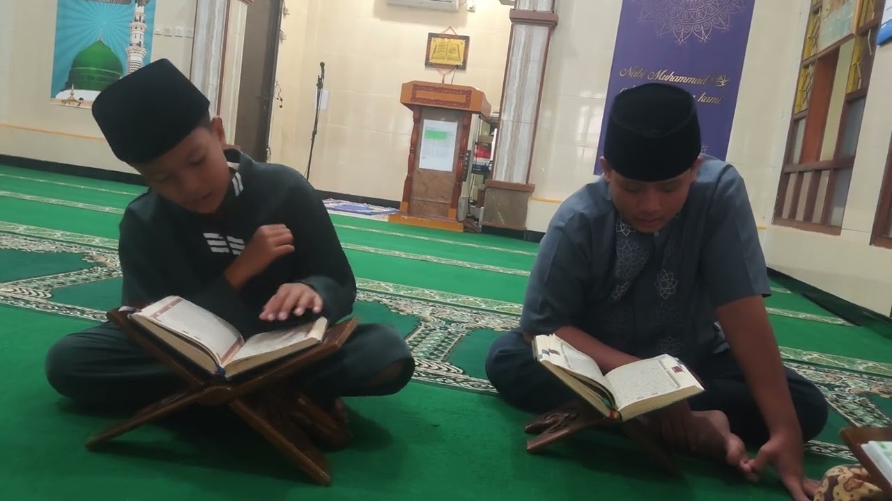 Arkan & Arya Duet baca Al Qur'an