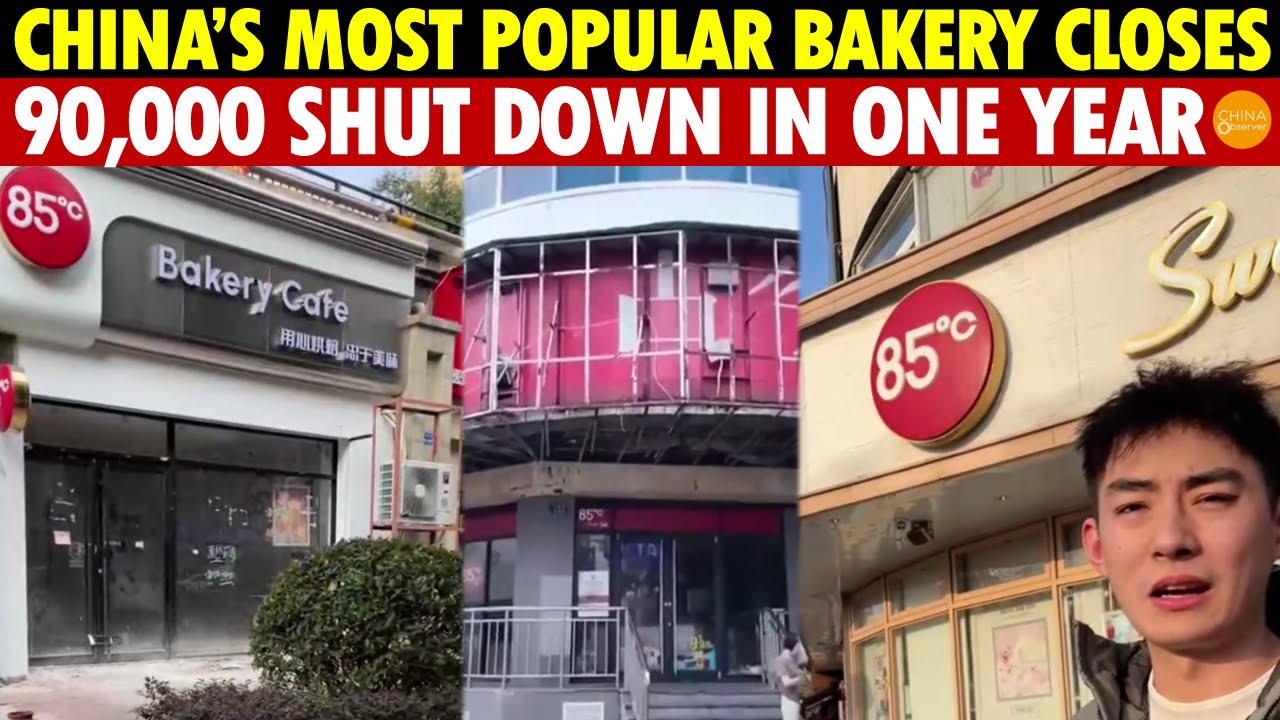China’s Most Popular Bakery 85°C Closes, 90,000 Bakeries Shut Down in One Year