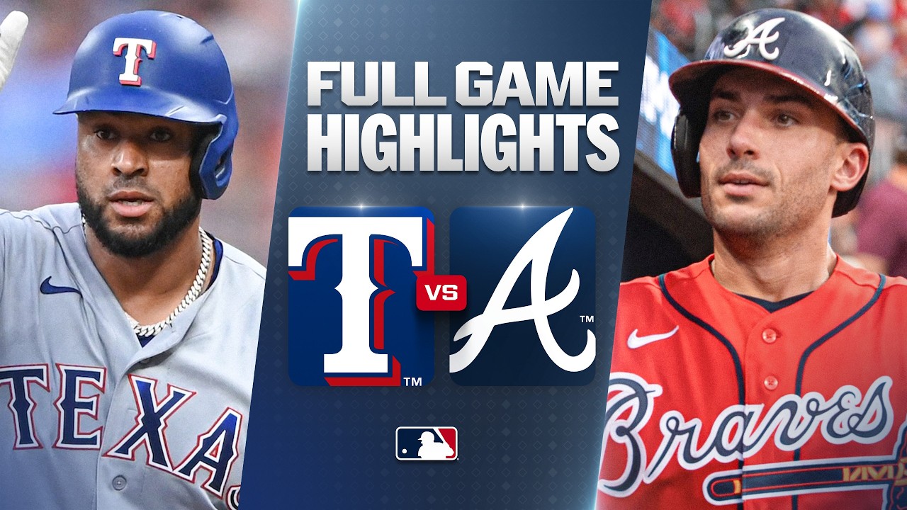 RANGERS против BRAVES: Официальный обзор полной игры (17 июля) | Сезон MLB 2026