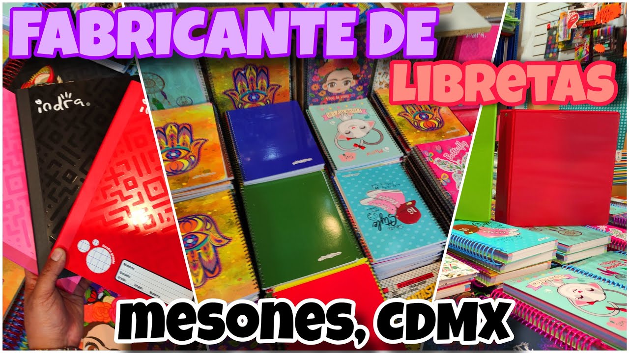 🤯FABRICANTE de📝LIBRETAS en MESONES😱Centro CDMX😉Papelería ECONÓMICA🤑 #papeleria #cuadernos #proveedor