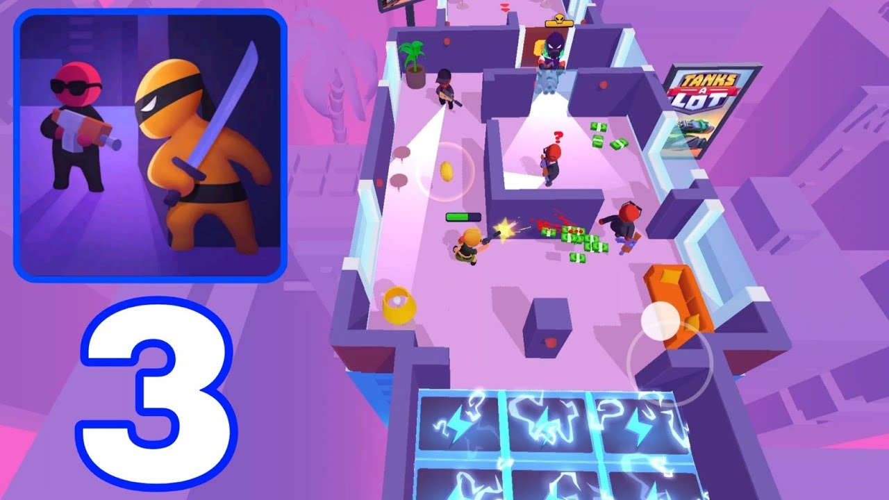 Stealth Master: Assassin Ninja - Gameplay Walkthrough Part 3 - Move Quiet End Fights (Android, iOS)