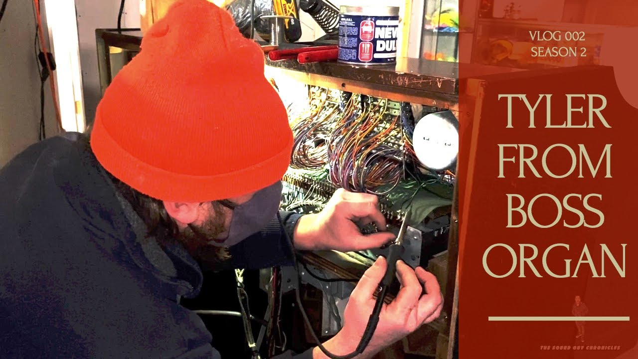 VLOG 002 | Tyler From Boss Organ Services Our Hammond a100 | Sound Guy Chronicles Season 2 Episode 4