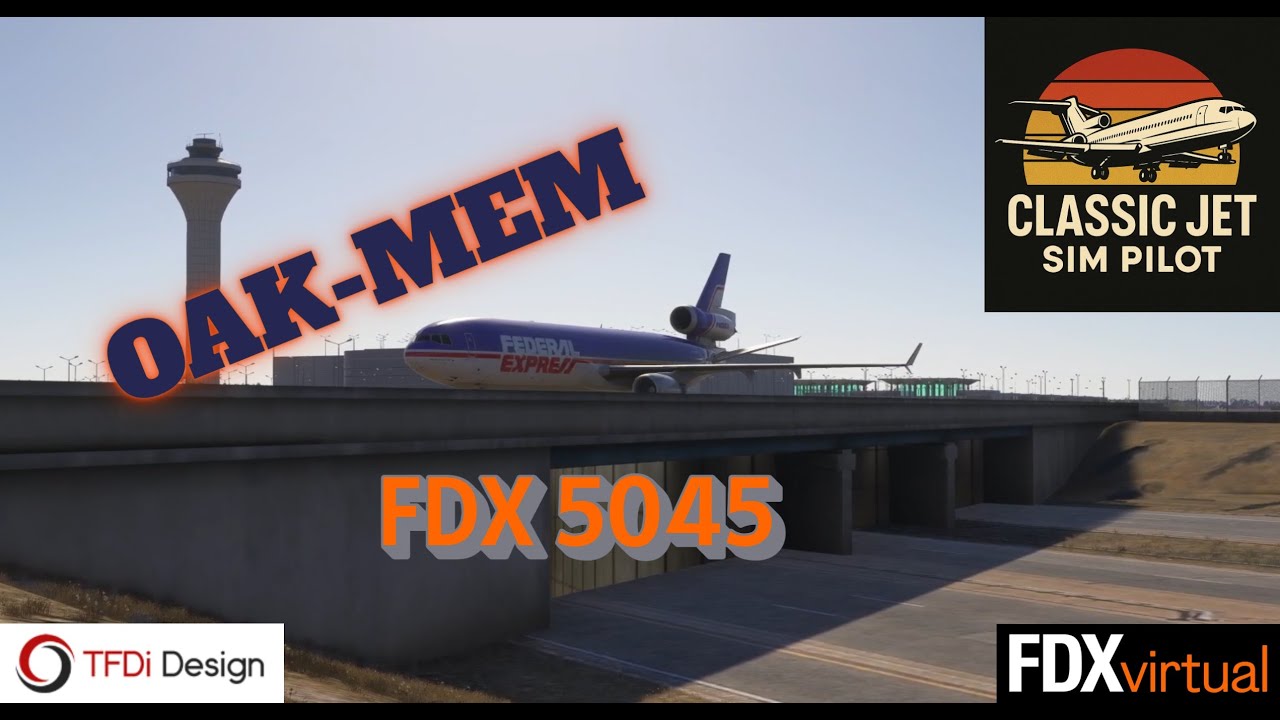 📦 Back When Purple Ruled the Night — FedEx MD-11 OAK–MEM