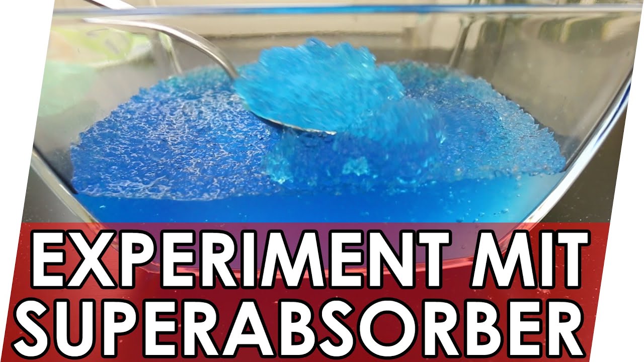 Superabsorber aus Windeln! Wie funktioniert Superabsorber? | Experimente zum Nachmachen