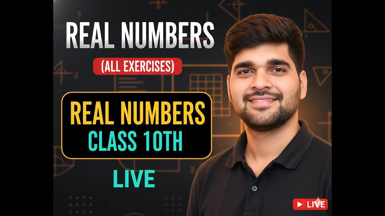 class 1oth real number  (part -2 )ch-1st live by atul sir vison classes pa