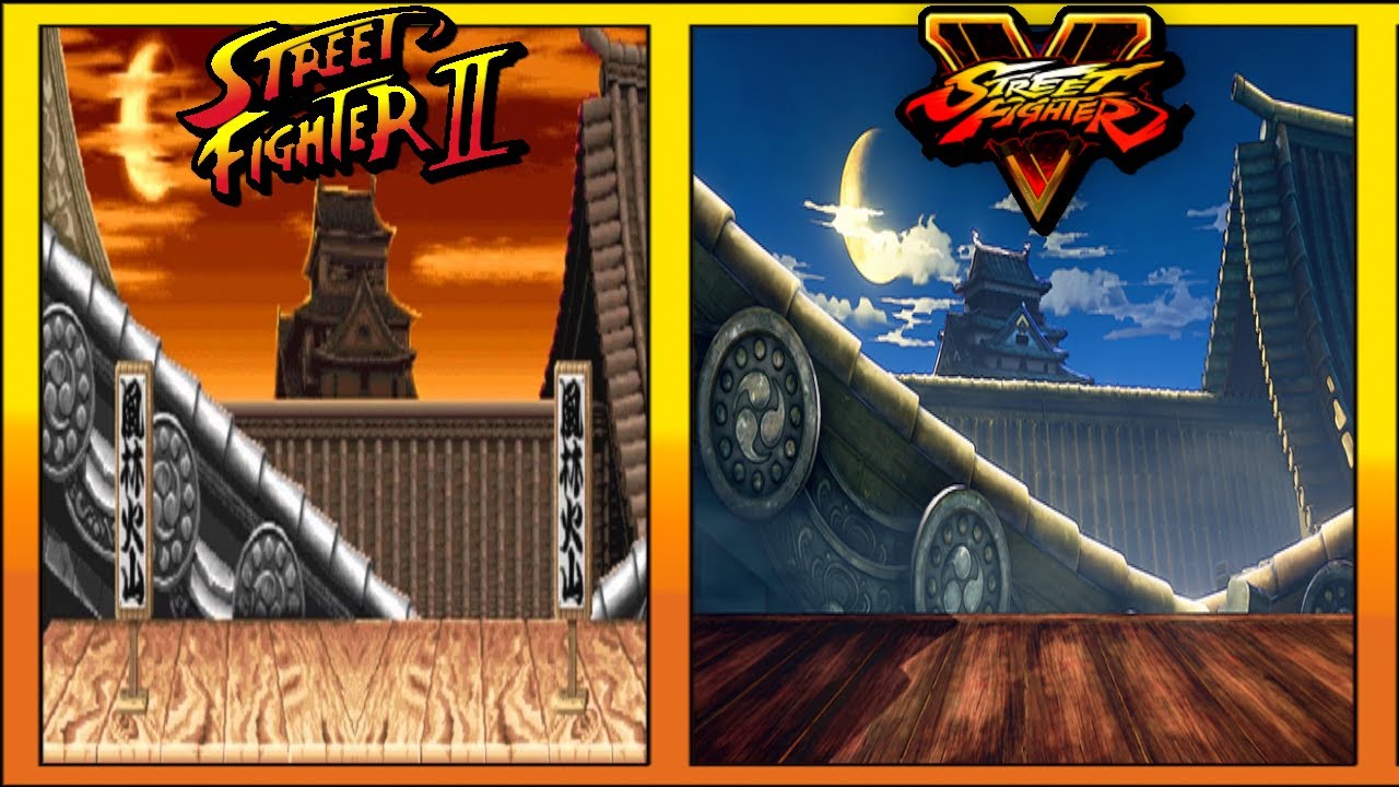 Evolution Of Ryu Theme Stage Suzaku Castle (1991- 2020)