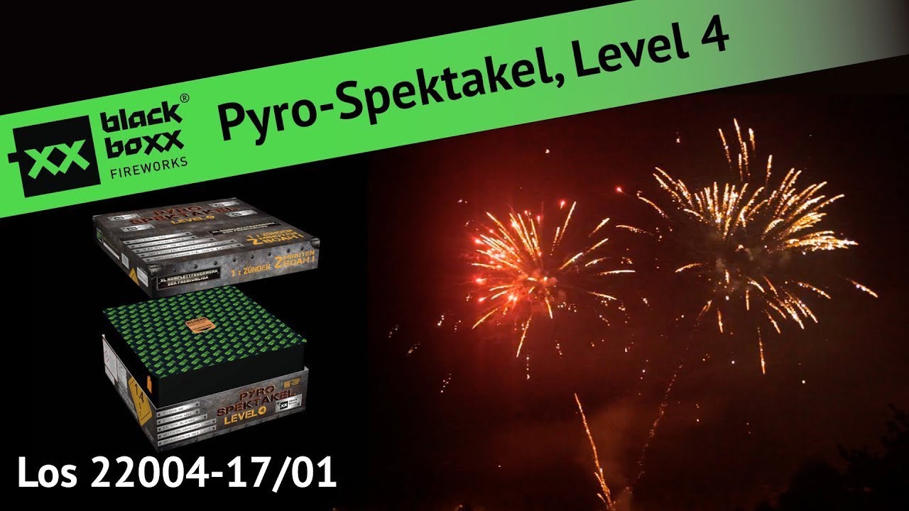 Blackboxx - Pyro Spektakel, Level 4 (Los 22004 - 17/01)