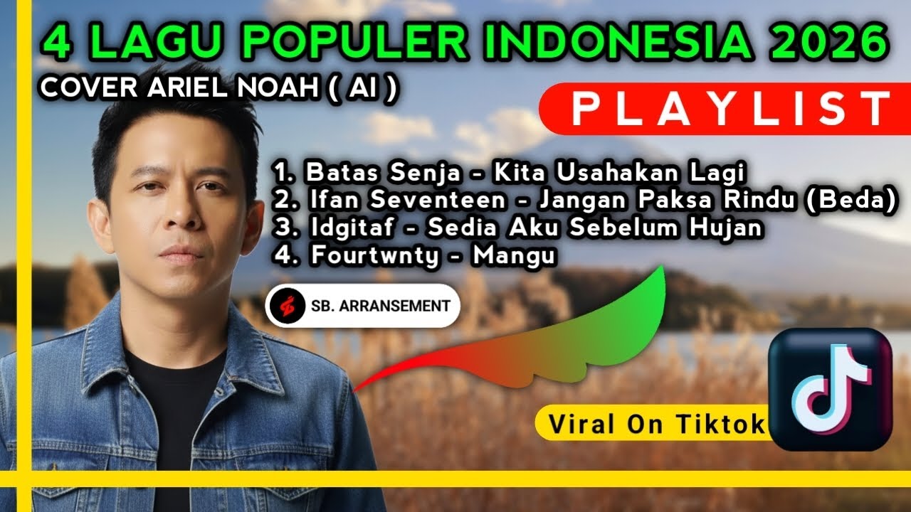 LAGU VIRAL INDONESIA 2026 - ARIEL NOAH (Mini Album) COVER | Viral On Tiktok