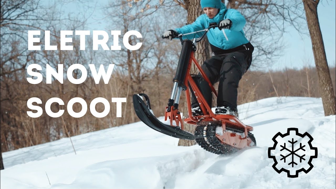Badass electric snowbike | Electric snowmobile | Electric ATV