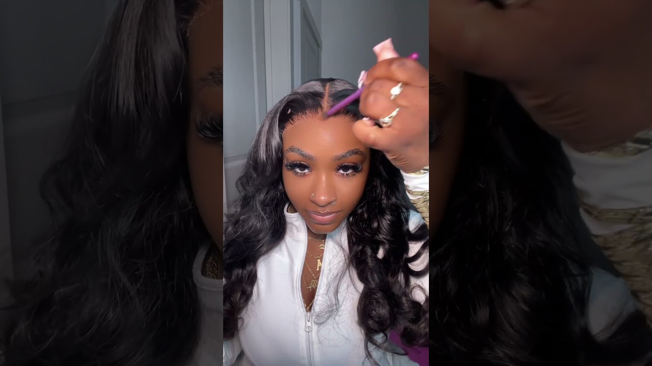 Best Body Wave Wig ✨ Watch Me Install This Glueless 13x6 5 Body Wave Wig😍Click link in bio🔗🛒#wigs