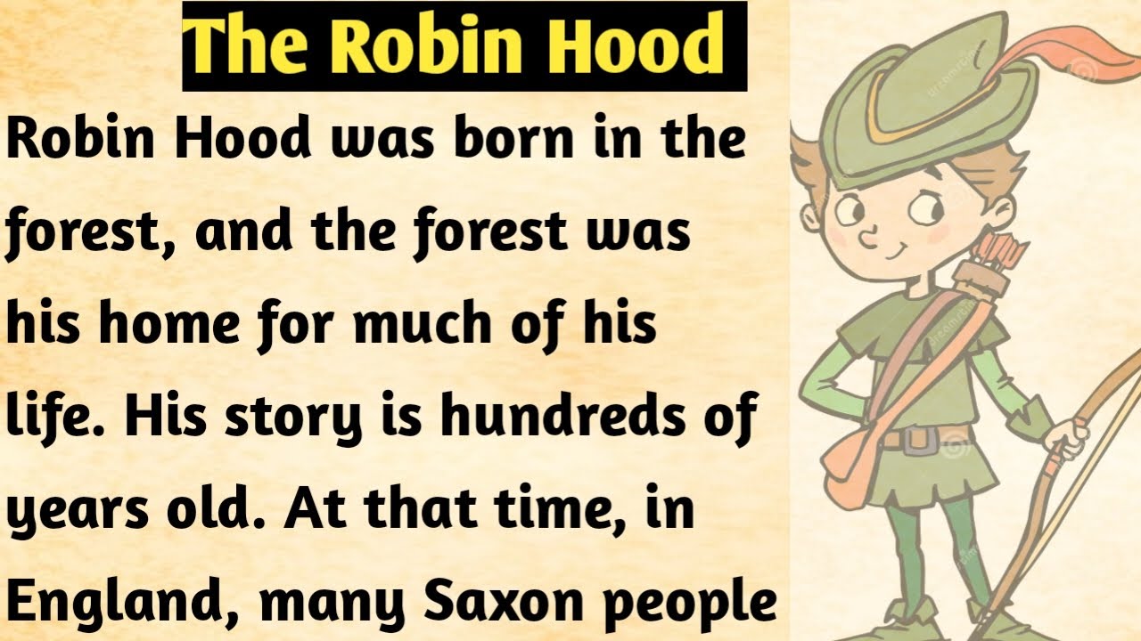 The Robin hood | Improve english through stories | Very beautiful Story