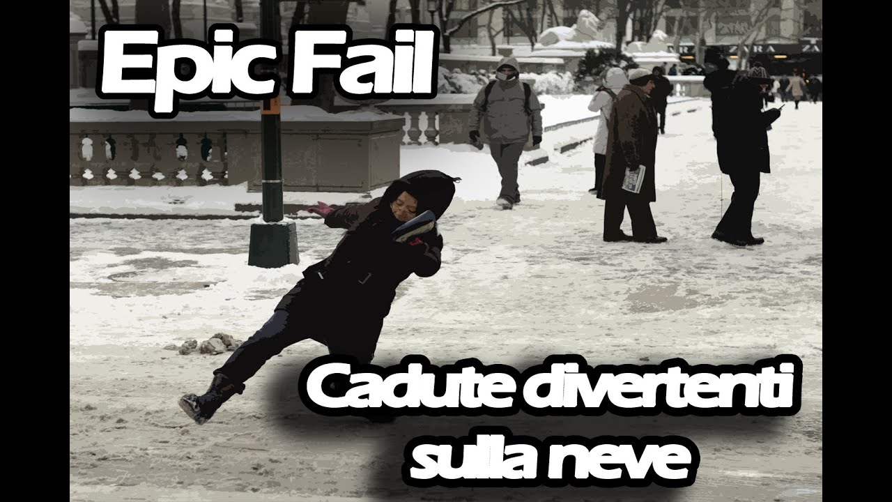 Compilation: Gente che cade sulla neve!