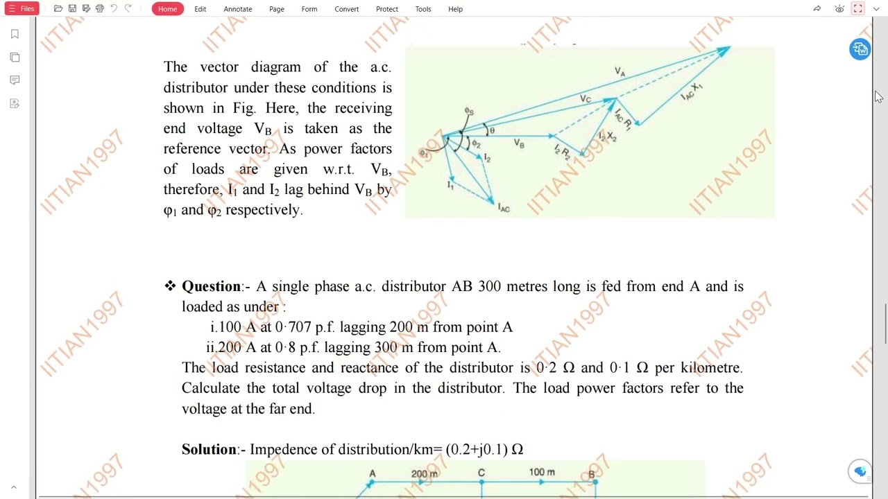 AC DISTRIBUTION & UTILIZATION | NOTES