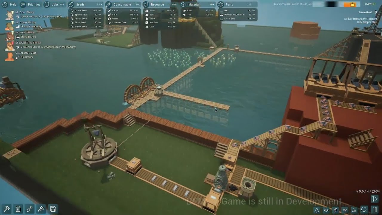 Strategy Revive & Prosper🌱Dev Gameplay with Trains and Catapults