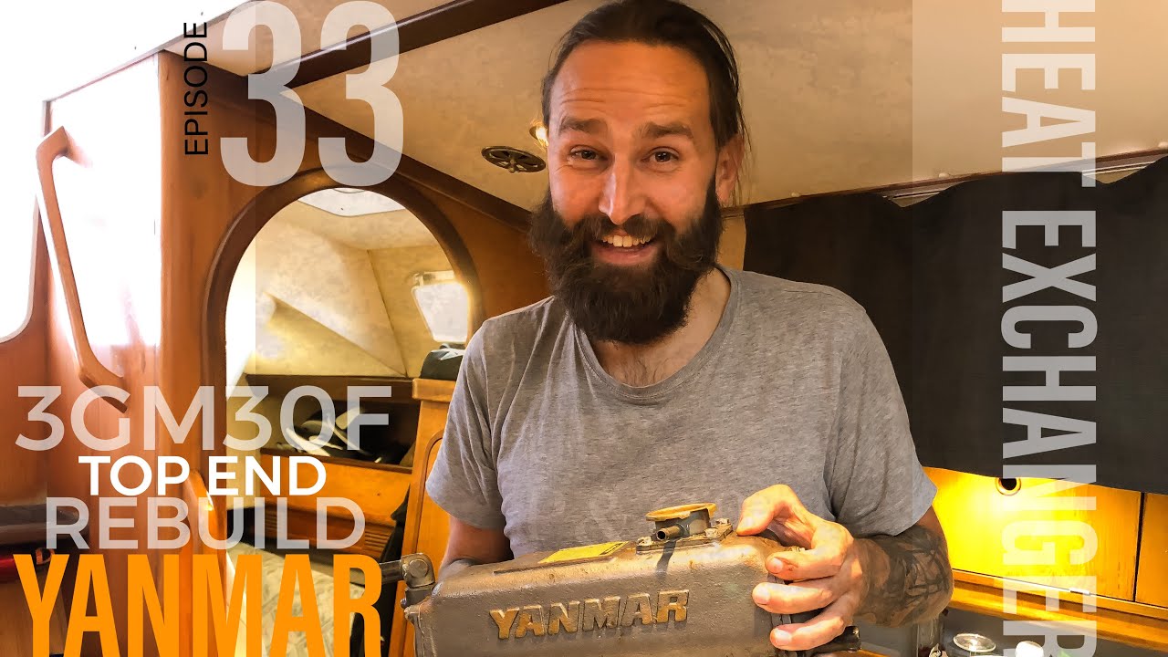 Ремонт верхней части двигателя YANMAR 3GM30F без опыта I Часть 2 I Теплообменник I Эпизод 33