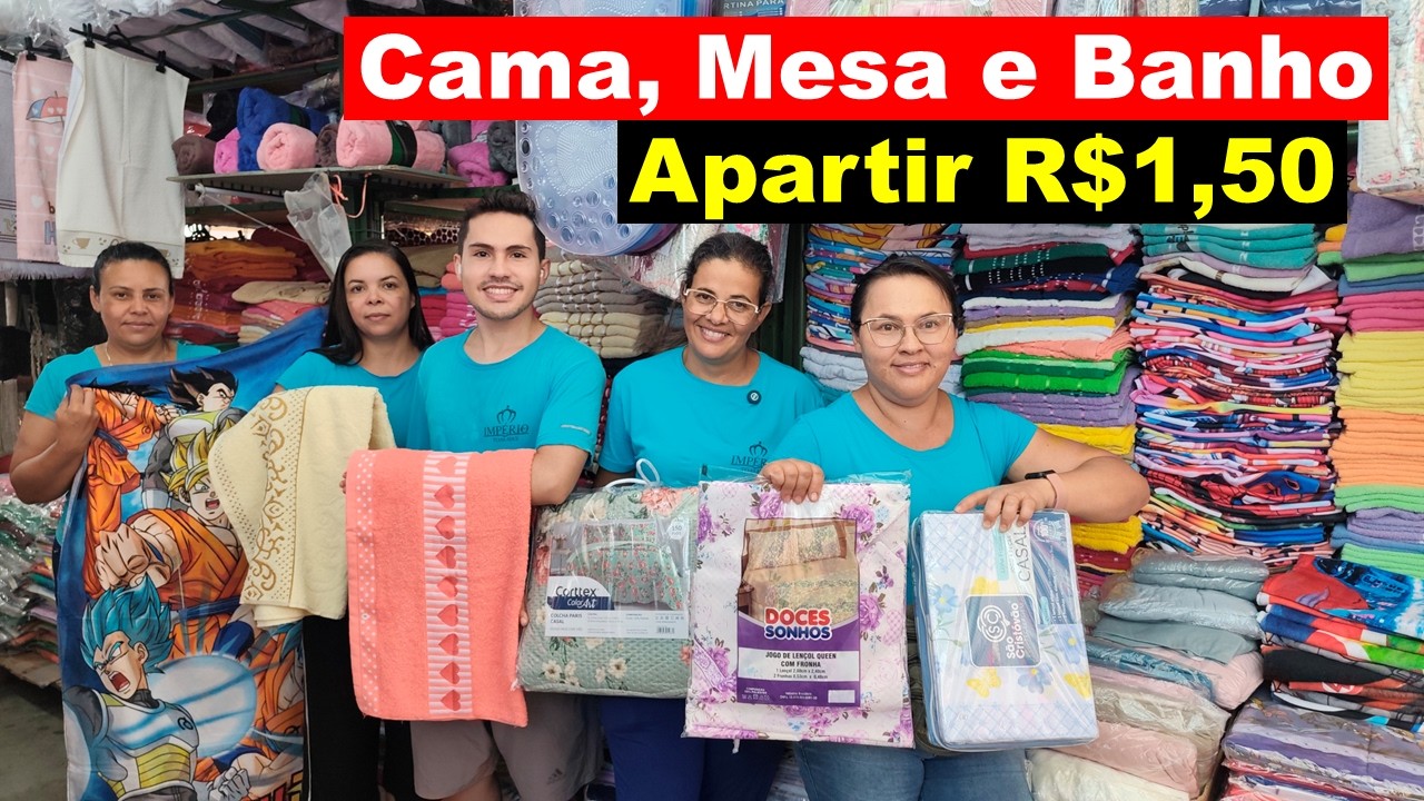 FORNECEDOR DE CAMA, MESA E BANHO MUITO BARATO EM SANTA CRUZ DO CAPIBARIBE PE