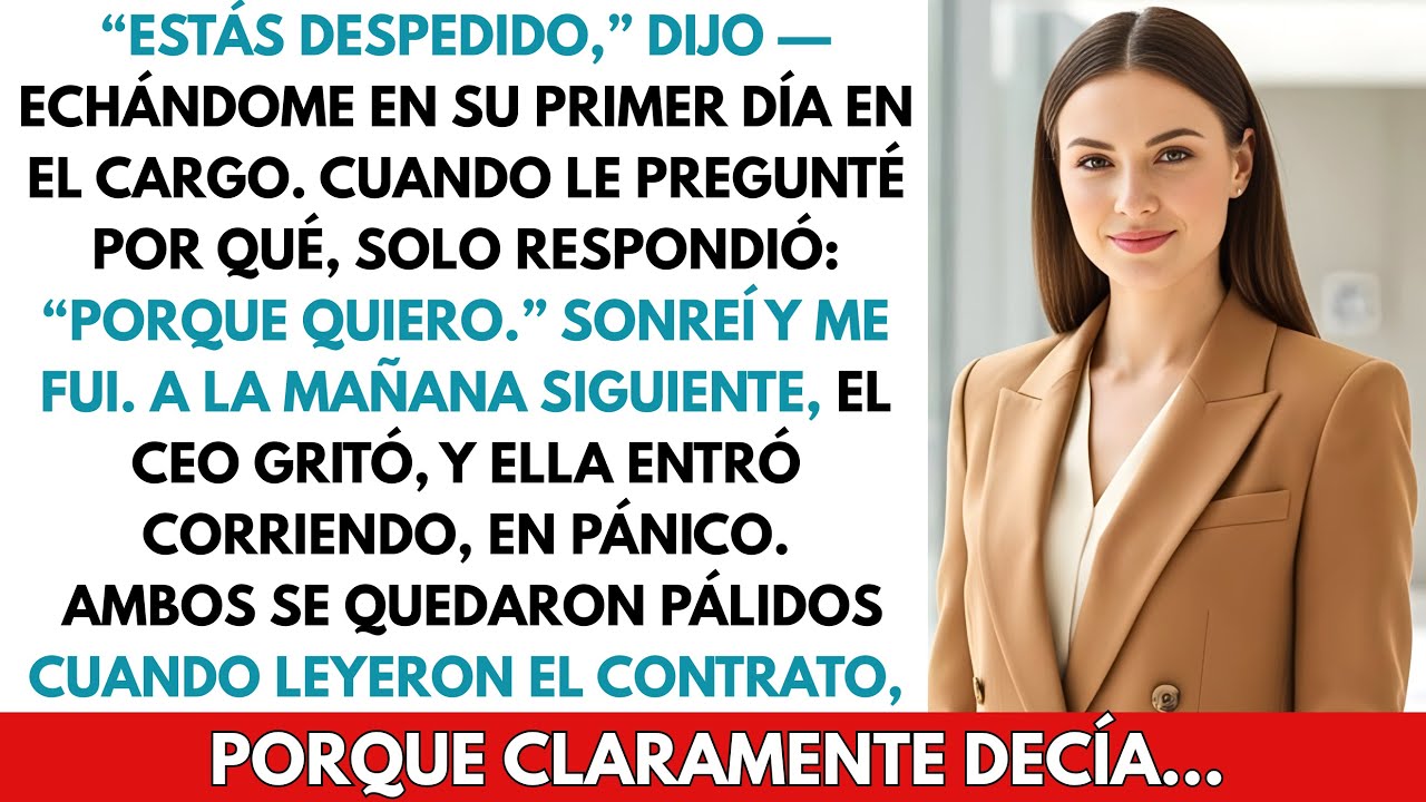 El nuevo jefe me despidió; me fui con la clave para salvar la empresa y dejé que el karma hablara