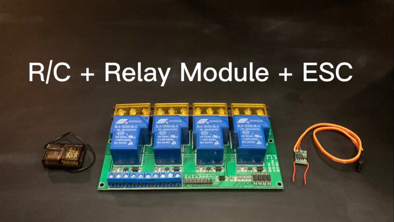 Easy Control R/C + Relay Module + ESC (Micro Electronic Speed Controller)