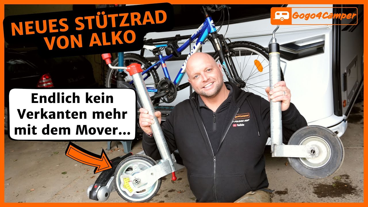 ALKO Premium Stützrad für unseren Wohnwagen - Schwerlaststützrad mit Stützlastanzeige & Federung