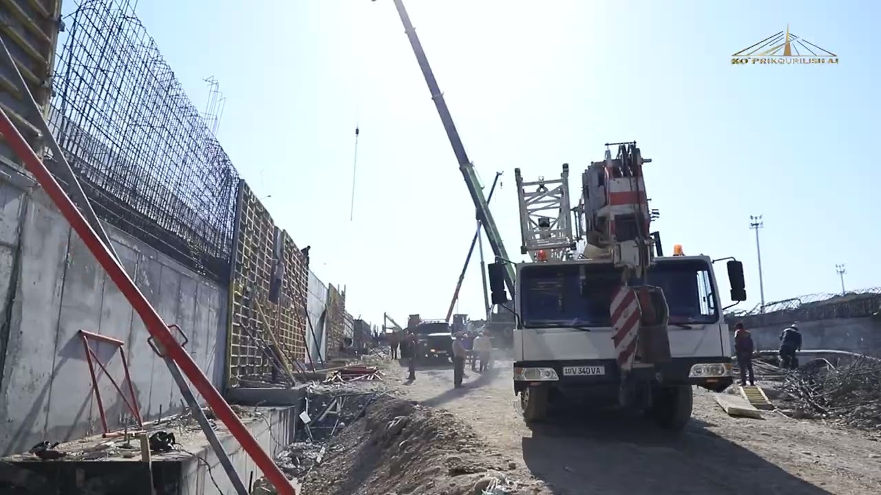 Yangi O'zbekiston ko'chasida transport tunneli qurilishi