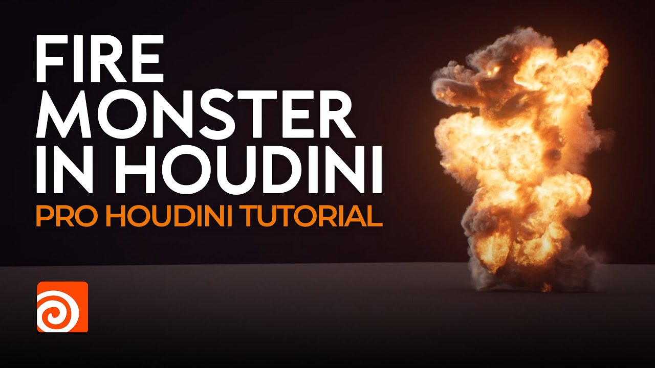 Fire Monster in Houdini | Pro Houdini Tutorial