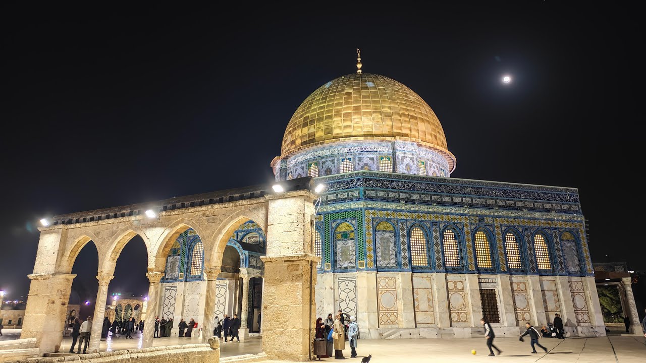 31.1.2026 أذان و صلاة العشاء من المسجد الأقصى المبارك Isha prayer from the blessed Al-Aqsa Mosque