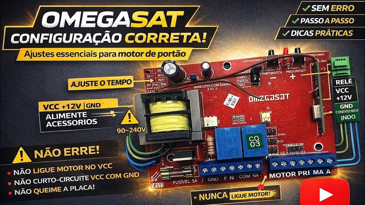 Configuração da placa OmegaSat