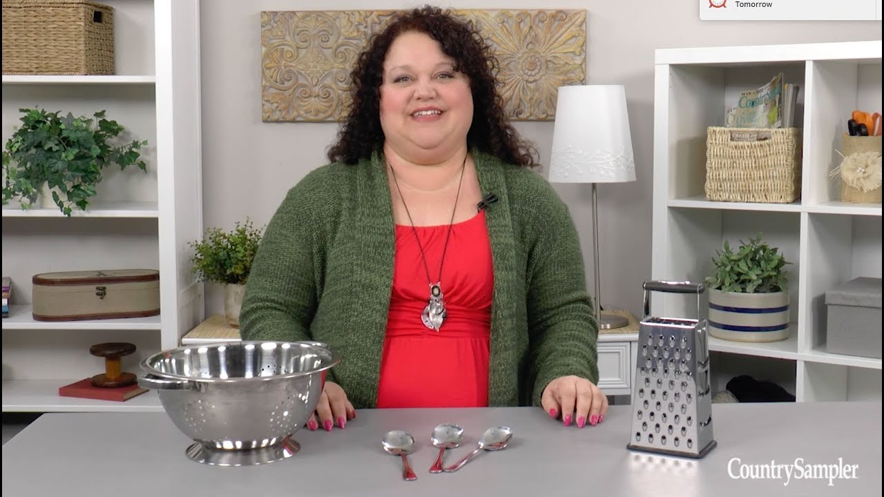 How to Make Kitchenware Into Home Decor | A Country Sampler DIY Video