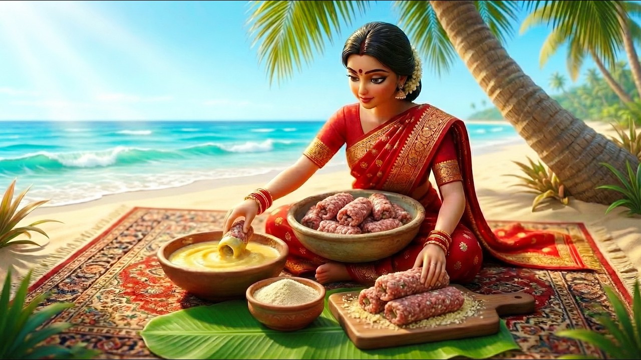 Miniature doll Cooks TANDOORI FISH ROLLS  ASMR |Miniature Doll Cooking