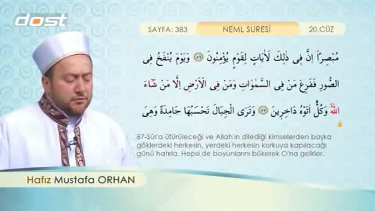 Mustafa Orhan - Cüz 20