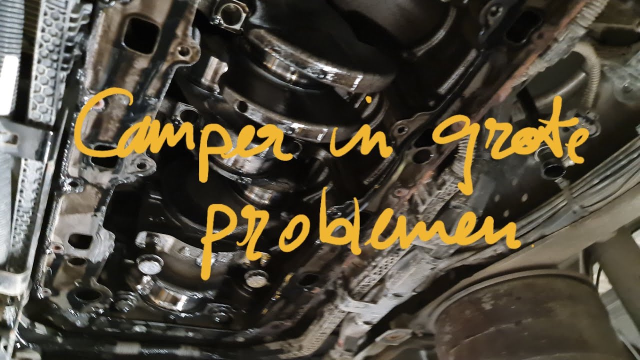 Camper in grote problemen.